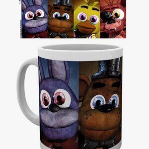 Five Nights at Freddy's Faces 11oz Ceramic Mug Brand New